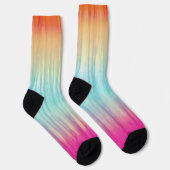 Chaussette Motif Abstrait multicolore (Droite)