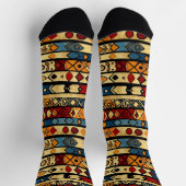 Chaussette Motif africain Abstrait coloré (Haut)