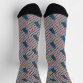 CHAUSSETTE MOTIF AIGLE (Haut)
