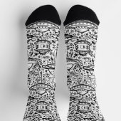 Chaussette Motif Alien (Haut)