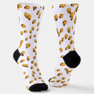 Chaussette Motif Amoureux de Taco Mexicain