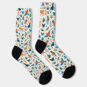 Chaussette Motif animal de la forêt tropicale (Droite)
