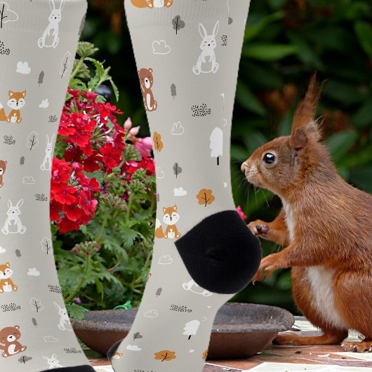 Chaussette Motif animal Whimsical Woodland