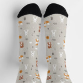 Chaussette Motif animal Whimsical Woodland (Haut)