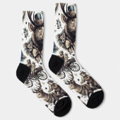 Chaussette Motif Animaux d'hiver vintages (Droite)