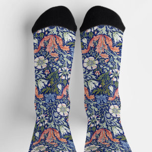 Chaussette Motif Art Nouveau floral de William Morris Compton