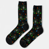 Chaussette Motif Atomique Moderne et Cool Science (Gauche)