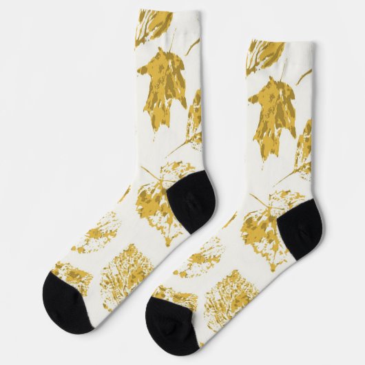 Chaussette Motif automne (Gauche)