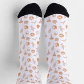 Chaussette Motif Automne Cozy (Haut)