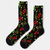 Chaussette Motif Berries (Gauche)