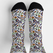 Chaussette Motif blanc bleu bleu bleu bleu bleu bleu marine (Haut)