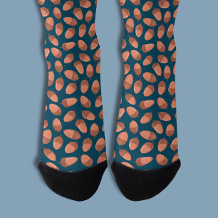 Chaussette Motif Blue Acorn