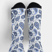 Chaussette Motif Blue Paisley (Haut)