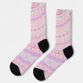Chaussette Motif Boho (Gauche)