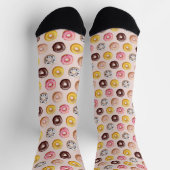 Chaussette Motif Boutique de boulangerie Donut (Haut)