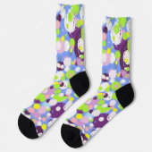 Chaussette Motif bulles (Gauche)
