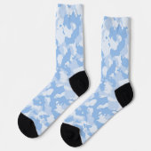 Chaussette Motif Camouflage Pastel Blue Camo (Gauche)