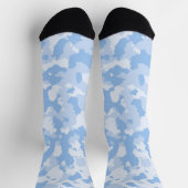 Chaussette Motif Camouflage Pastel Blue Camo (Haut)