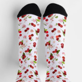 Chaussette Motif Cerise 1 (Haut)