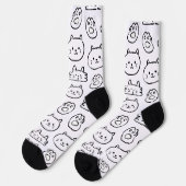 Chaussette Motif chats mignons (Gauche)