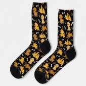 Chaussette Motif Chien Mignon (Gauche)