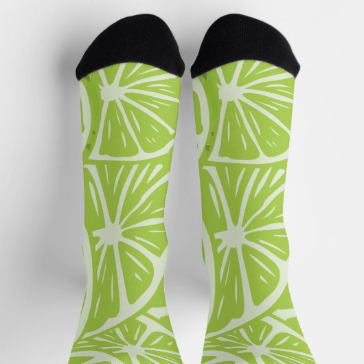 Chaussette Motif citron (Haut)
