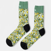 Chaussette Motif Citrons (Gauche)