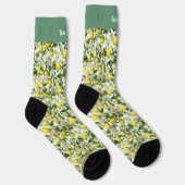 Chaussette Motif Citrons (Droite)