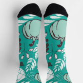 Chaussette motif citrouille (Haut)