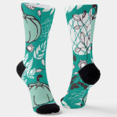 Chaussette motif citrouille (Angulaire)