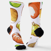 Chaussette motif citrouille (Angulaire)