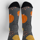 Chaussette motif citrouille (Haut)