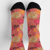 Chaussette motif citrouille (Haut)