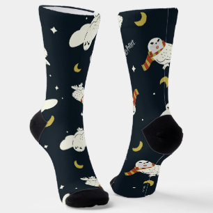 Chaussette Motif Clair de Lune d'Hedwig