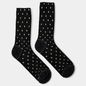 Chaussette Motif Classique à Points Imprimés Monochrome (Droite)