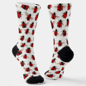 Chaussette Motif coccinelle (Angulaire)