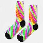 Chaussette Motif coloré (Gauche)