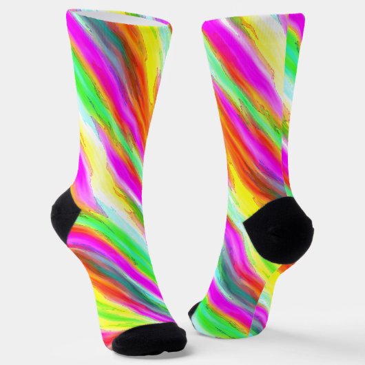 Chaussette Motif coloré (Angulaire)