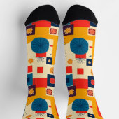 Chaussette Motif coloré abstrait (Haut)