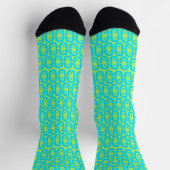 Chaussette motif coloré moderne (Haut)