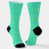 Chaussette motif coloré moderne (Angulaire)