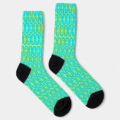 Chaussette motif coloré moderne (Droite)
