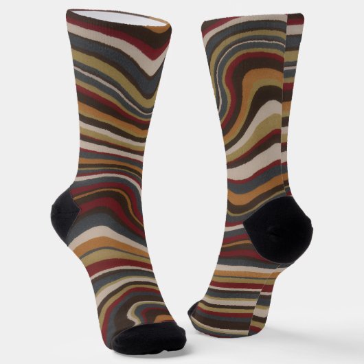 Chaussette Motif coloré tendance (Angulaire)