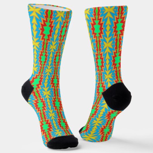 CHAUSSETTE MOTIF COLORFULL (Angulaire)