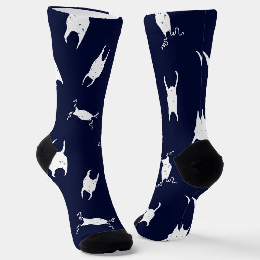 Chaussette Motif Coque d'oeufs de requin (Angulaire)