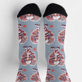 Chaussette motif corazones (Haut)