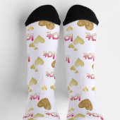 Chaussette motif corazones (Haut)