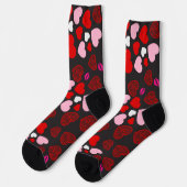 Chaussette motif corazones (Gauche)