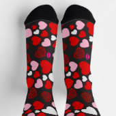 Chaussette motif corazones (Haut)