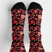 Chaussette motif corazones (Haut)